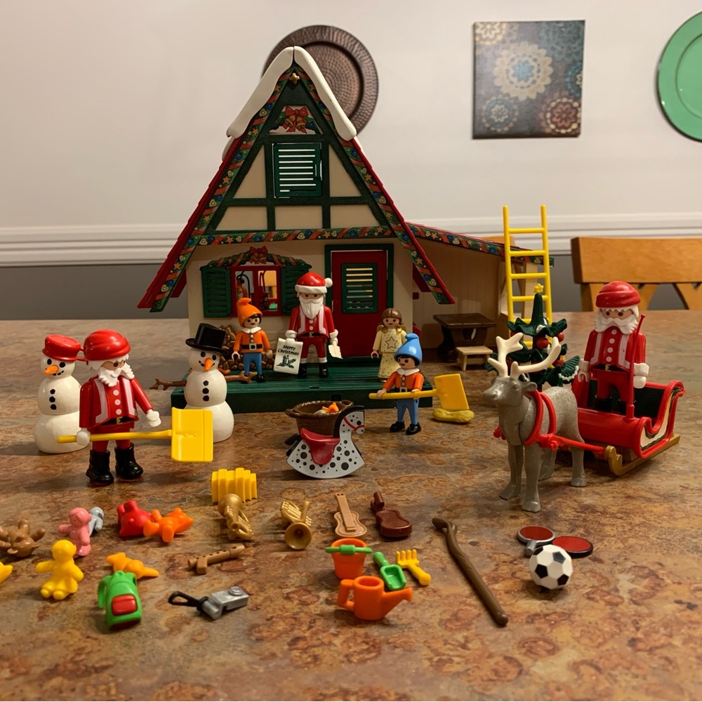 Playmobil Christmas Santa’s Home (5976) and Playmobil Advent Calendar (5494)